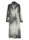 Avant Toi Long-sleeved Lapel Coat In Grey