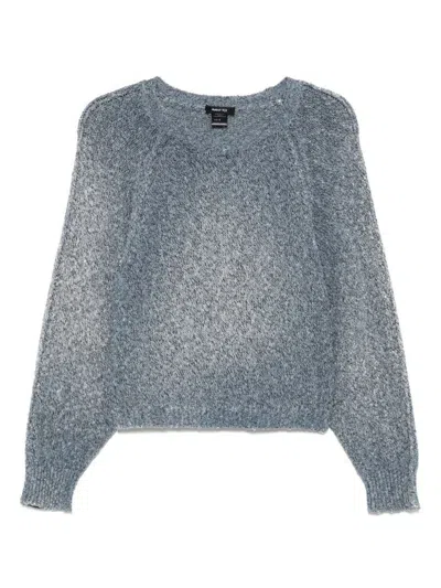 Avant Toi Cotton Crewneck Sweater In Grey