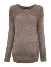 Avant Toi Sweaters Beige In Grey