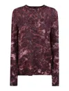 Avant Toi Cotton Mixed Jersey In Burgundy