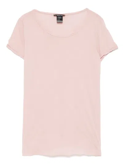 Avant Toi Cotton T-shirt In 粉色