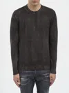Avant Toi Crew Neck Cashmere Sweater In Black