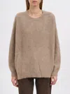 Avant Toi Crew Neck Cashmere Sweater In Brown