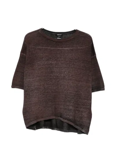 Avant Toi Crew-neck Sweater In Brown