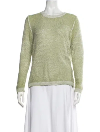 Pre-owned Avant Toi Crew Neck Sweater In Green