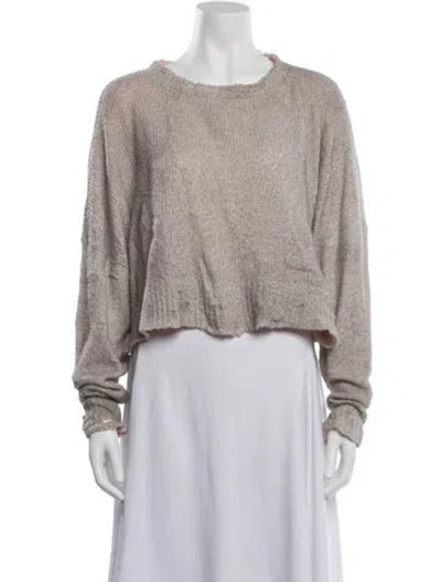 Pre-owned Avant Toi Crew Neck Sweater In Grey