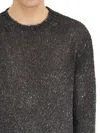 Avant Toi Crew Neck Sweater In Cotton And Linen