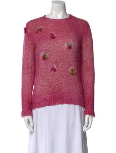Pre-owned Avant Toi Crew Neck Sweater In Pink