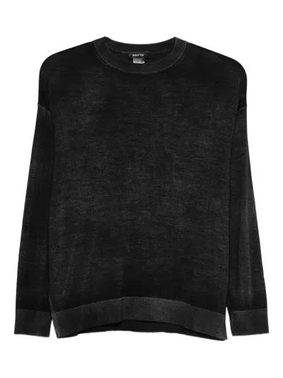 Avant Toi Crew-neck Top In Black