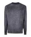 Avant Toi Crew-neck Pullover In Blue