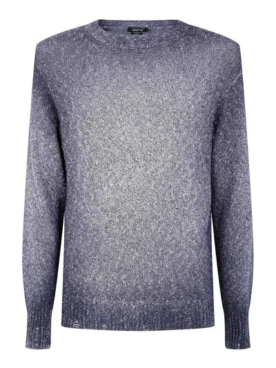 Avant Toi Crewneck Sweater In Blue