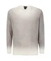 Avant Toi Gradient Effect Round Neck Pullover Clothing In Gray