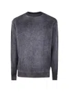 Avant Toi Crew-neck Pullover In Gray