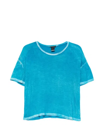Avant Toi Crew-neck T-shirt In Blue