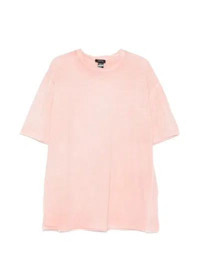 Avant Toi Crew-neck T-shirt In Pink