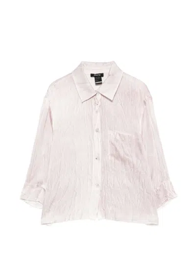 Avant Toi Crinkled-effect Shirt In Pink