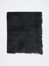 Avant Toi Destroyed Scarf 210x95cm In Black