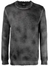 Avant Toi Faded-effect Cashmere Jumper In Grey