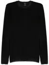 Avant Toi Faded Sweater In Black