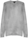 Avant Toi Faded Sweater In Grey
