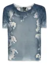 Avant Toi Fine-ribbed T-shirt In 蓝色