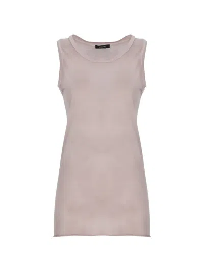 Avant Toi Fine-knit Tank Top In Pink