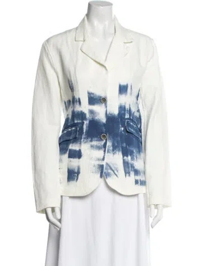 Pre-owned Avant Toi Floral Print Blazer In Multi