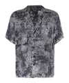 Avant Toi Printed Stretch Silk Shirt