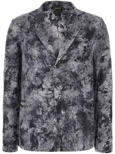 AVANT TOI FLORAL-PRINT SHIRT