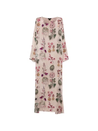 Avant Toi Floral-print Dress In Pink