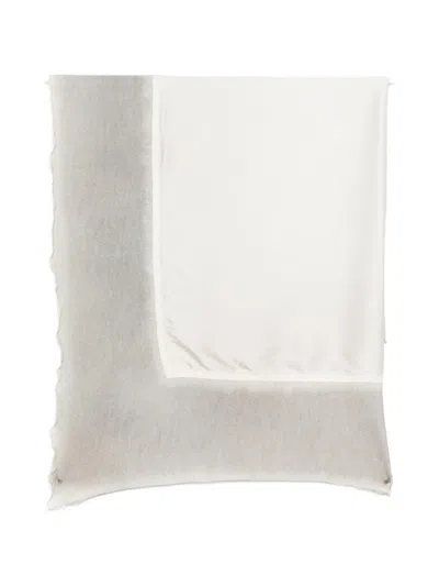 Avant Toi Frayed Scarf In Neutral