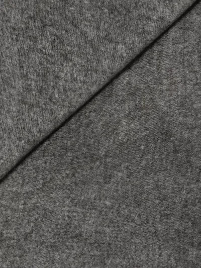 Avant Toi Frayed-edge Scarf In Gray