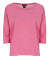 Avant Toi Fuchsia Cotton T-shirt
