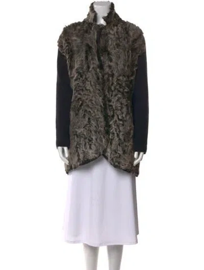 Pre-owned Avant Toi Fur Printed Sweater In Multi