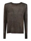 Avant Toi Garza Jersey Of Cashmere In Brown