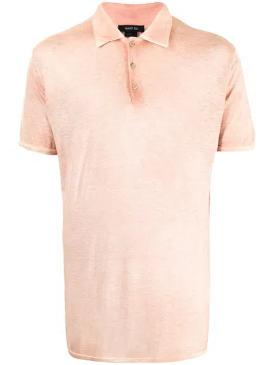 Avant Toi Gradient-effect Polo Shirt In Orange