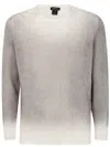 Avant Toi Gradient Effect Round Neck Pullover Clothing In Grey
