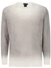 Avant Toi Gradient Effect Round Neck Pullover Clothing In Grey
