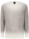 Avant Toi Gradient Effect Round Neck Pullover Clothing In Mercury