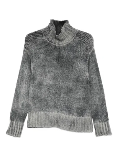 AVANT TOI GREY TURTLE-NECK JUMPER