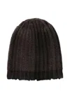 Avant Toi Hand Painted Corn Cob Stitch Hat With Destroyed Effect Accessories