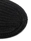 Avant Toi Hand Painted Corn Cob Stitch Hat With Destroyed Effect Accessories In Black