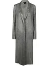 Avant Toi Hand Painted Linen And Cotton Net Fabric Long Duster Clothing