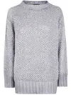 Avant Toi Round-neck Sweater In Gray