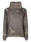 Avant Toi Turtleneck Cashmere Sweater In Gray