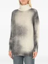 Avant Toi High-neck Gradient Knit Jumper In Neutrals