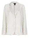 Avant Toi Line Blazer In Silver