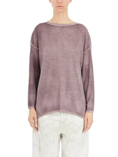Avant Toi Long-sleeved Sweater In Light Violet