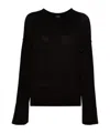 Avant Toi Knit Sweater In Black