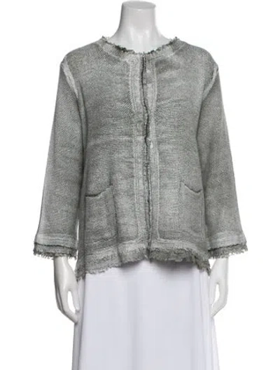 Pre-owned Avant Toi Linen Jacket In Gray